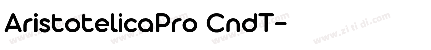 AristotelicaPro CndT字体转换